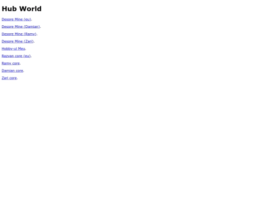 Hub screenshot