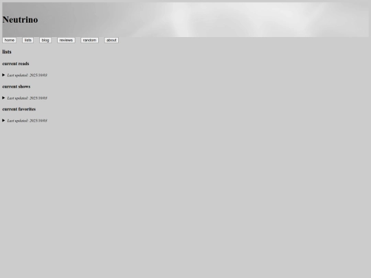 lists screenshot