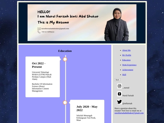 education screenshot