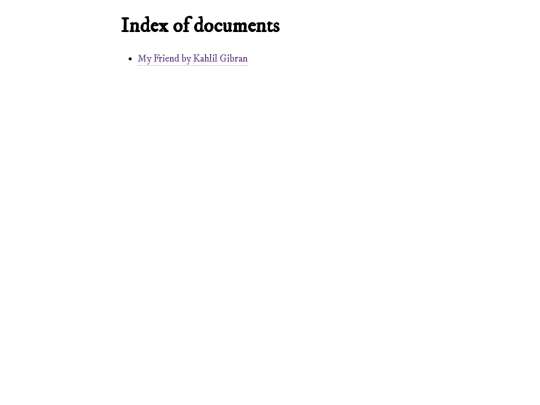 index screenshot