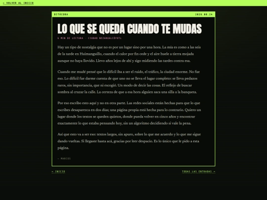 bitacora/mudanza screenshot