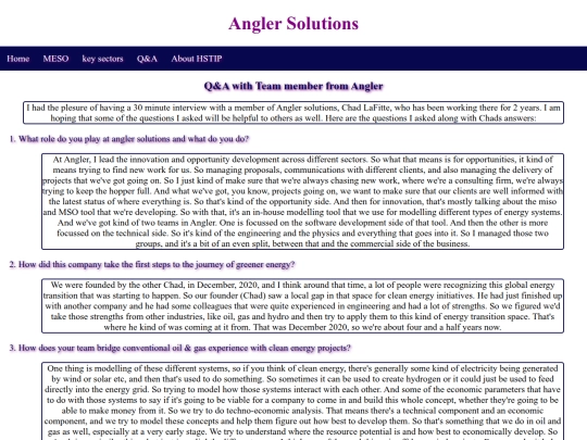 Q&A screenshot