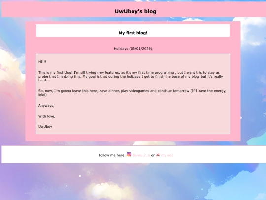 Blog1 screenshot