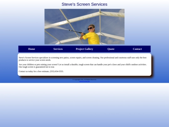 stevesscreen/stevesscreen01 screenshot