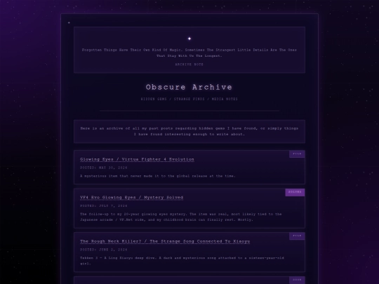 archive screenshot