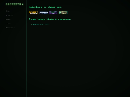 links screenshot
