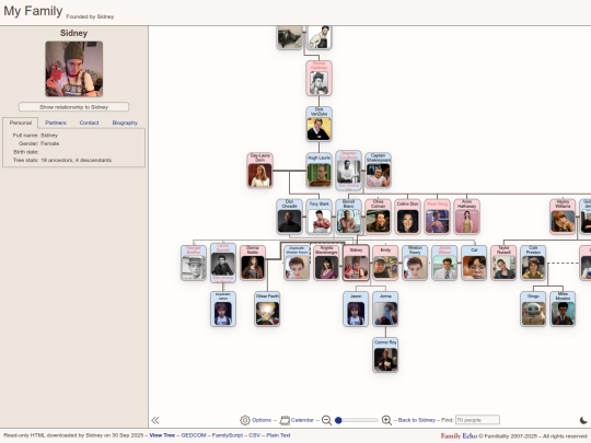 famtree screenshot