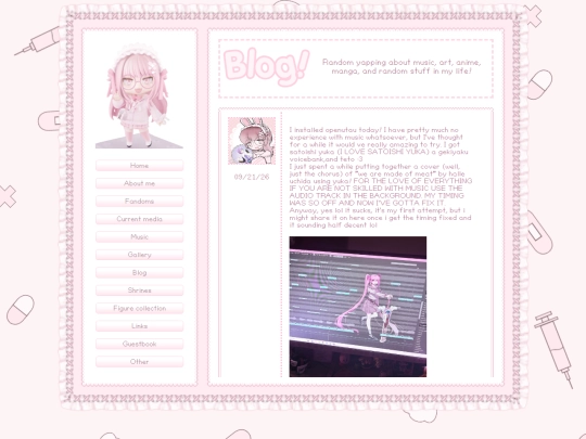 blogpage screenshot