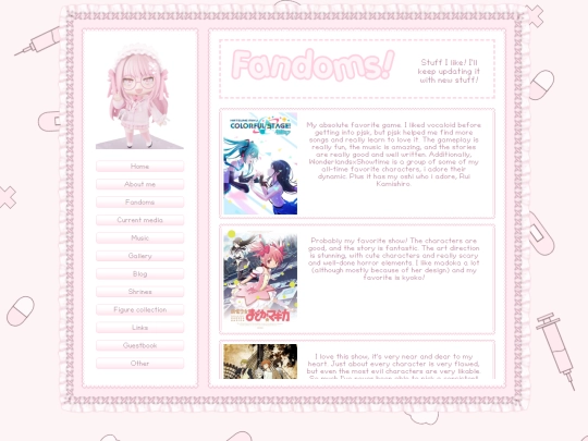 fandomspage screenshot