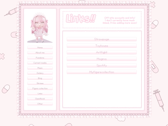 linkspage screenshot