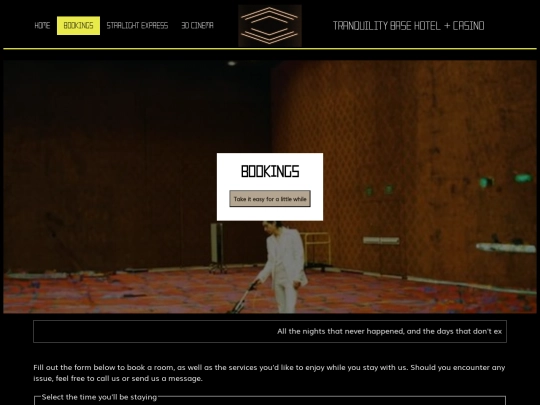 bookings screenshot