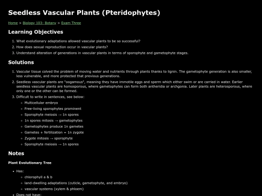 biology-103-botany/exams/exam-three/seedless-vascular screenshot