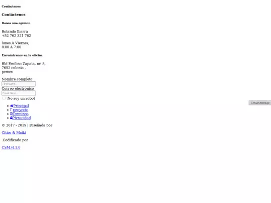 Contac screenshot