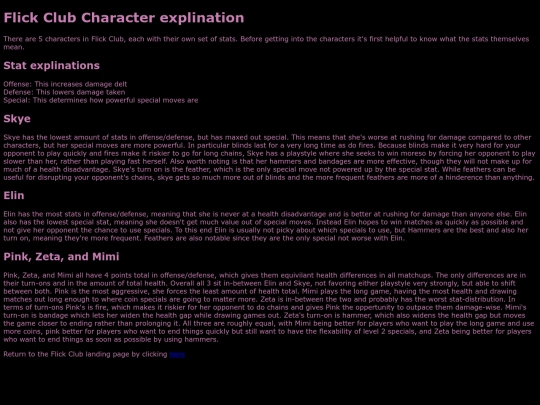 Flick_Club/Flick_Characters screenshot