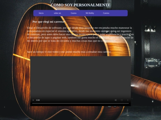 mipagina/carrera screenshot