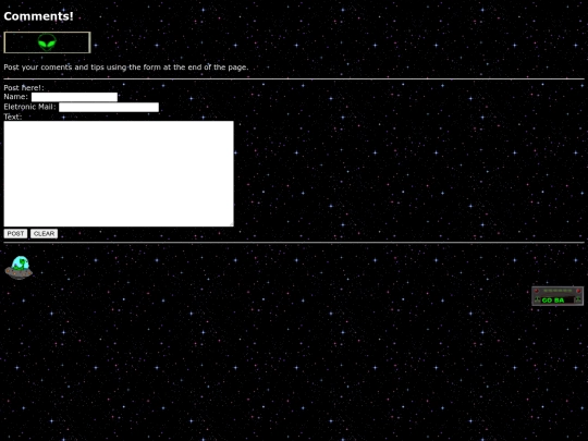 Guestbook screenshot