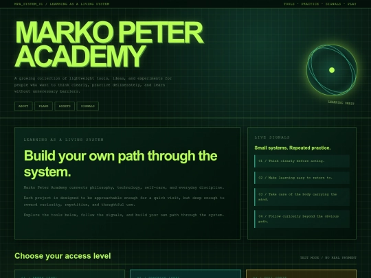  MARKO PETER ACADEMY  screenshot