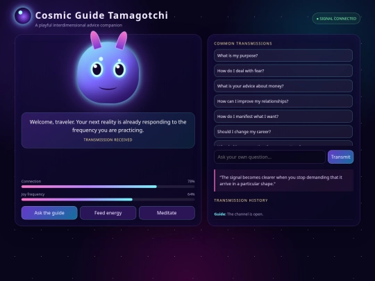 Chill_Zone/Cosmic Guide Tamagotchi screenshot
