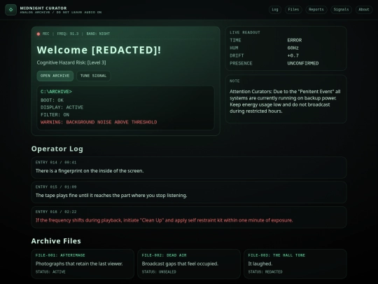 archive screenshot