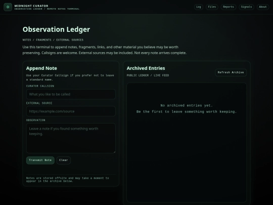 reports screenshot