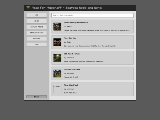 bedrock screenshot