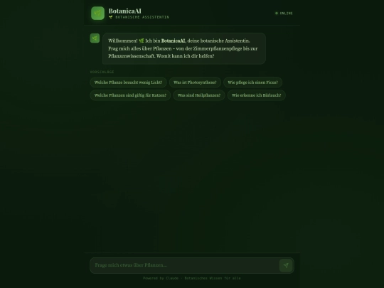 Botanik screenshot