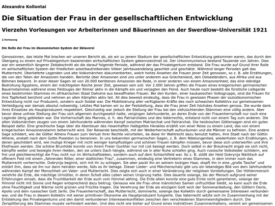Mediathek/Alexandra_Kollontai/Die_Situation_der_Frau_in_der_gesellschaftlichen_Entwicklung/02.Vorlesung screenshot