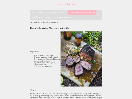 recipe2 screenshot