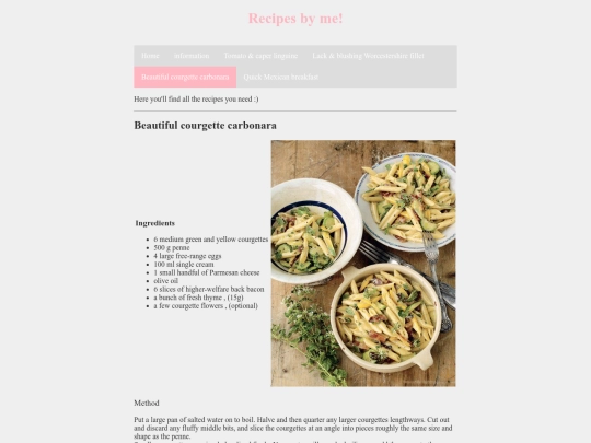 recipe3 screenshot