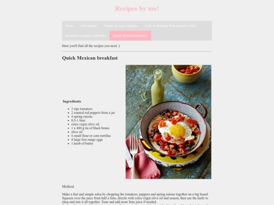 recipe4 screenshot