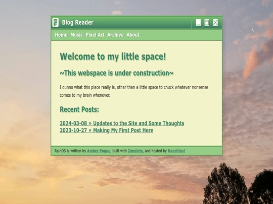 index screenshot