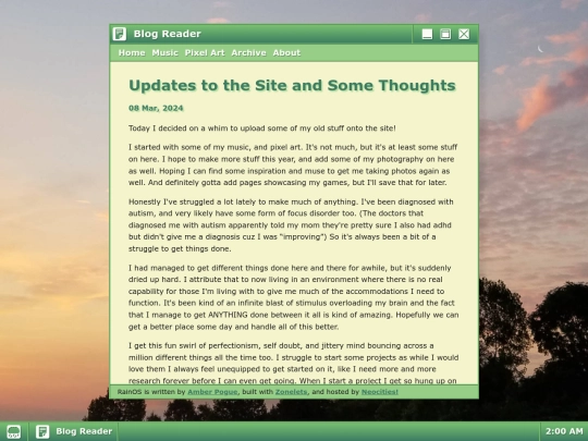 posts/2024-03-08-Updates-to-the-Site-and-Some-Thoughts screenshot