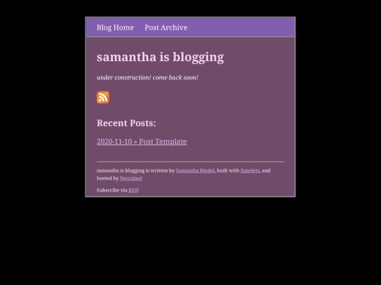 blog screenshot