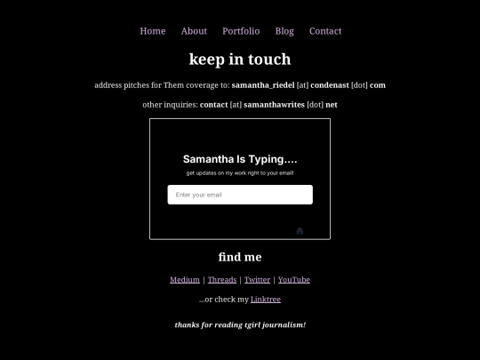 contact screenshot
