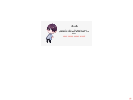 interests screenshot