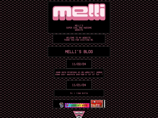 melli/blog screenshot