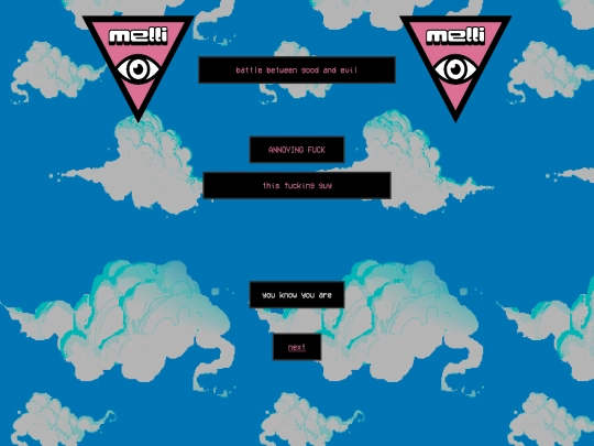 melli/theoldthing/safety/goodandevil/battle/annoyingfuck screenshot