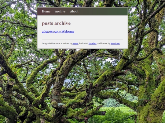 archive screenshot
