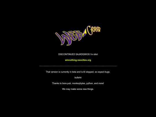 Webcord screenshot
