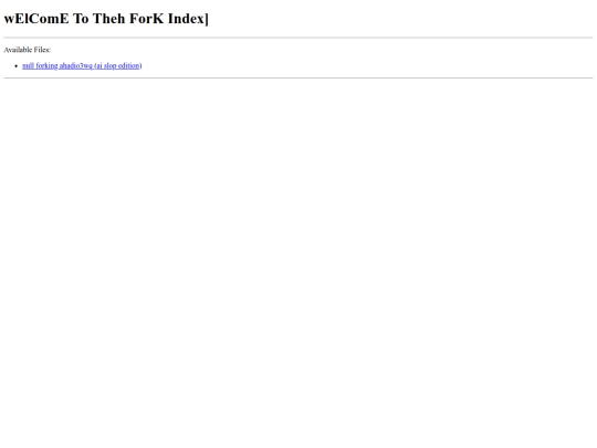 forkindex screenshot