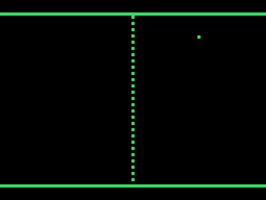 Green/pong screenshot
