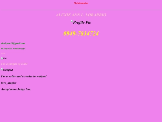 ALEXIZ ANN L. LOBARBIO screenshot
