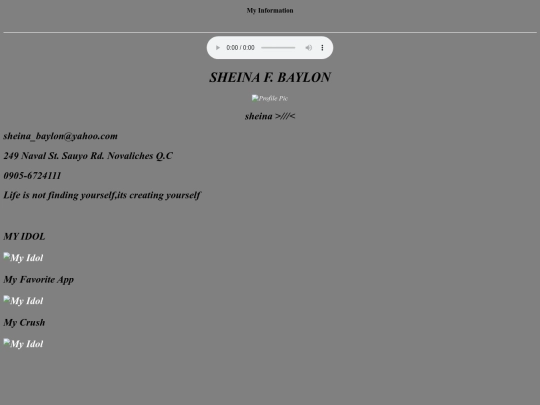 SHEINA F. BAYLON screenshot