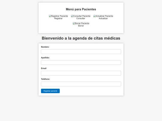 registrar-paciente screenshot