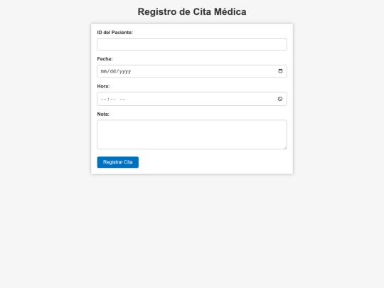 registro_cita screenshot