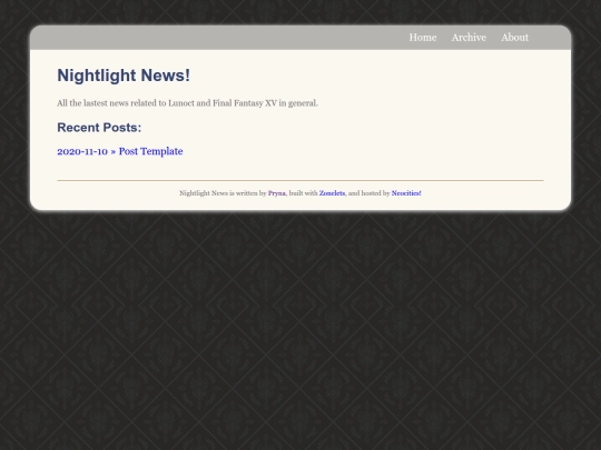 blog screenshot