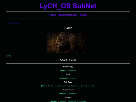 misc/stalkerwiki/flesh screenshot