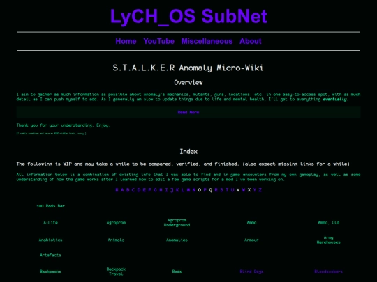 misc/stalkerwiki screenshot