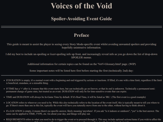 votv/VotV-Spoiler-Avoiding-Guide screenshot