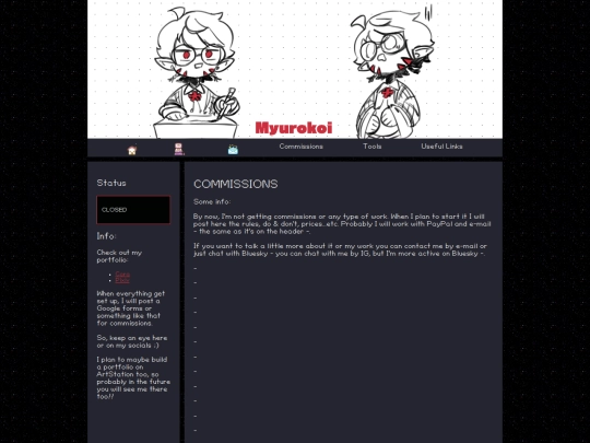 commissions screenshot